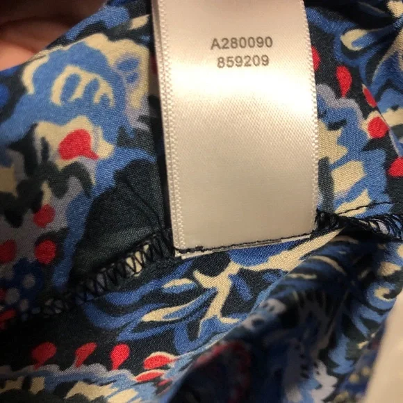 C. Wonder Neck Tie Floral Blouse - Picture 6 of 8